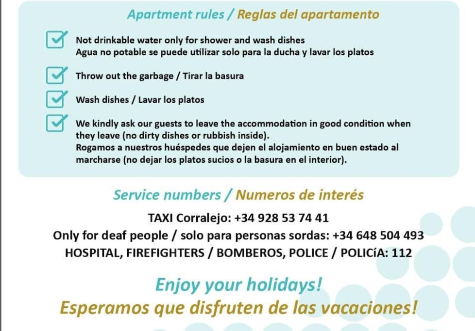 New Tamarindo La Ola Leilighet Corralejo Eksteriør bilde